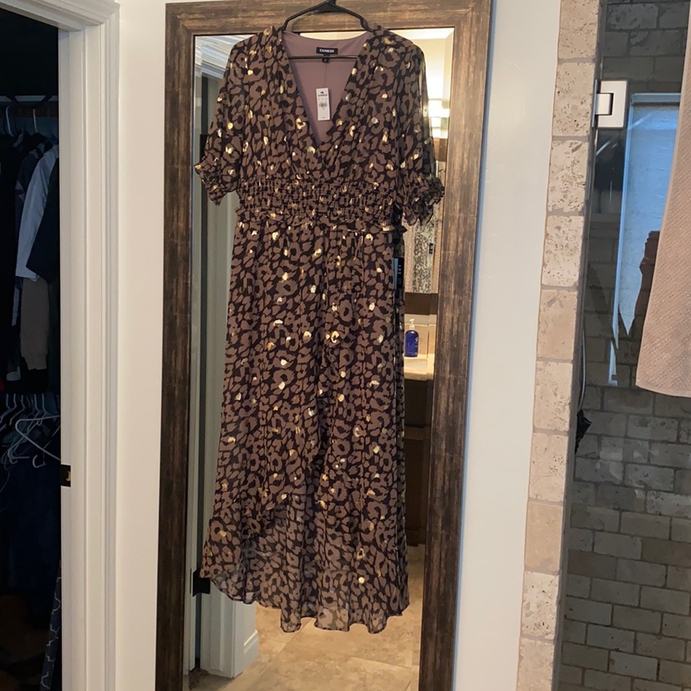 Leopard print dress